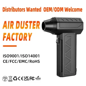 Jarvis Electric Air Duster Brushless Motor Cordless Turbo Fan Leaf Blower 2000mAh Battery Industrial Grade Car Accessories Dust
