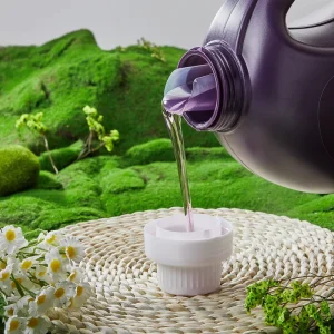 Jielions Aromatic Laundry Liquid Soft and Clean Fabric Softener 5L Purple Bottle New & Disposable for Apparel Wash