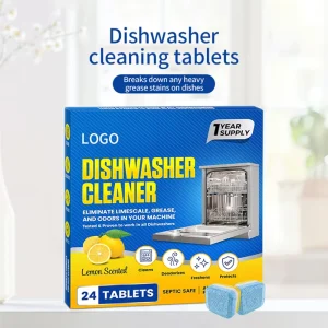 Jieyi Disposable Automatic Dishwasher Detergent Tablets Concentrated Solid Sheets 30% 50% Active Ingredients ISO9001 Certified