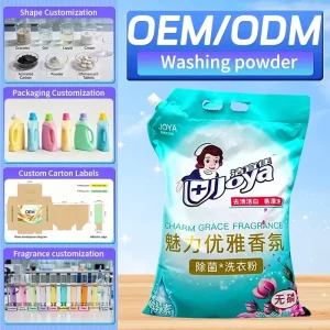 Joya Charm Grace Eco Friendly Natural Fragrance Laundry Powder Enzyme Formula Phosphorus Free Stain Removal Brightening Apparel