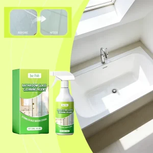 Jue Fish 120ml Bathroom Glass Cleaning Agent Glass Tile Bathtub Faucet Shower Cleaning Stains Scale Removing Spray