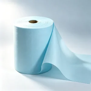 Jumbo Roll Plain Industrial Polyester Shop Towels Cleaning Wiping Cloth