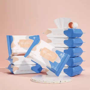 Junri Convenient Care Portable 20 Sheet Pack Baby Wet Tissues Wet Wipes Special Cleaning Solution for Children