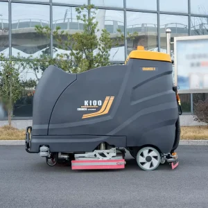 K100 Industrial Ride-On Floor Scrubber Machine Automatic Floor Washer Cleaner