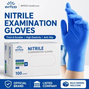 K85 Disposable Nitrile Examination Gloves Powder-Free Blue Medical Gloves Latex-Free