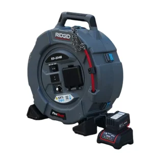 K9-204B Portable Electric Drain Cleaner for Root, Grease, and Tough Blockages