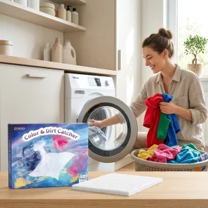 KELEE Laundry Color Absorber Sheets Anti Dye Transfer Detergent for Washing Machine Reusable Carbon Dye Trapping Sheets