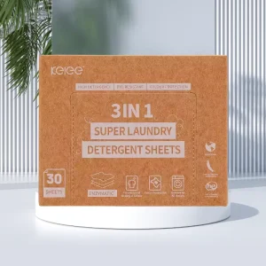 KELEE Plant Enzyme 3in1 Laundry Detergent Sheets Super Concentrated Laundry Detergent Sheets Clothes Cleaning Tablets