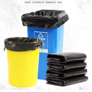 KV Brand China Factory Kitchen Household HDPE Recyclable Stronger Large Number Enlarged Automatic Drawstring Garbage Bags