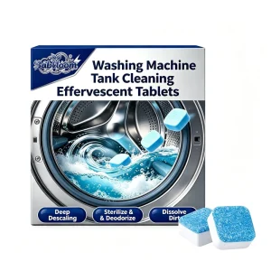 Keep Washer Fresh With Washing Machine Descaler Tablets Remove Pet Hair Limescale Eco OEM ISO Certified Cleaner