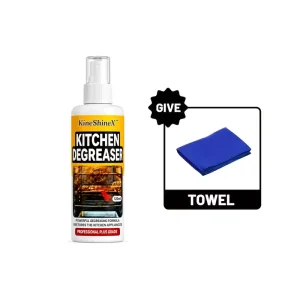 KineShineX Versatile Oil Stain Cleaner for Kitchen Ovens and Cookware
