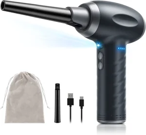 Kinzir AD27 Electric Cordless Rechargeable Air Duster 50 000 90 000 RPM Motor for Computer Keyboard Eco Friendly Anti Dust