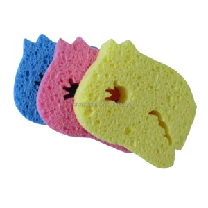 Kitchen Cellulose Sponge Reusable Double-Sided Cleaning Scouring Pads