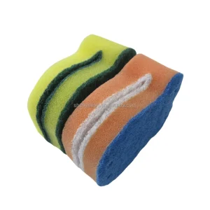 Kitchen Cleaning Sponges Customized Logo Scouring Pads and Scrubbers Dish Washing Sponge