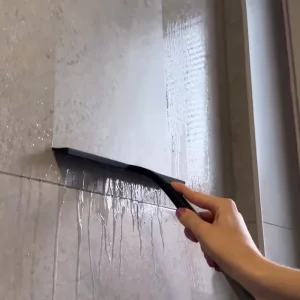 Kitchen Countertop Silicone Squeegee Water Removal Tool for Quartz Marble Counter Cleaning
