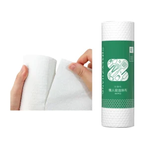 Kitchen Dish Rags for Washing Dishes Disposable Cloths for Cleaning Reusable Paper Towels Rolls
