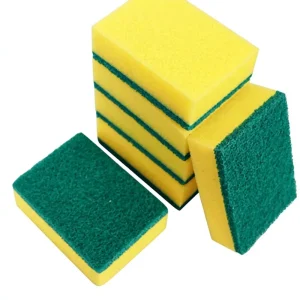 Kitchen Dish Sponge Microfiber Loofah Cloth Scouring Pad for Household Dishwashing