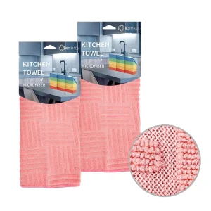 Kitchen Dish Washing Microfiber Detailing Towel Cleaning Cloth