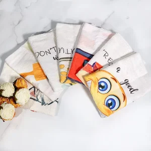 Kitchen Dish Woven Microfiber Waffle Towels Set Absorbent Eco Friendly Antimicrobial Quick Dry Tea Towels