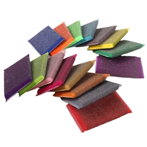 Kitchen Dishwashing Sponge, Stainless Steel Cleaning Sponge Scouring Pad