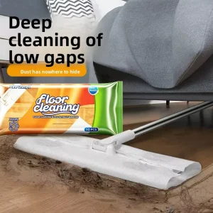 Kitchen Floor Wipes Thickened Electrostatic Dust-Removal Sheets Disposable No-Rinse Wet Cleaning Wipes