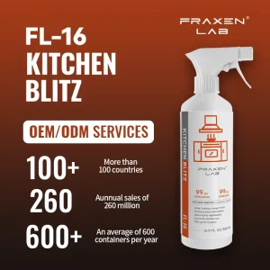 Kitchen Grease Cleaner Heavy Duty Oil Stain Remover Powerful Kitchen Hood Stove Wall Cabinet Degreaser for Household Cleaning