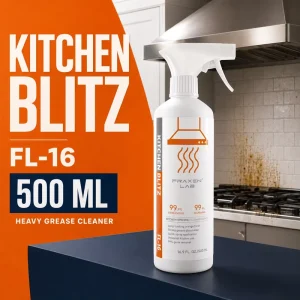 Kitchen Grease Cleaner Spray for Range Hood Stovetop Ceramic Enamel Heavy Duty Degreaser OEM Private Label 500ml