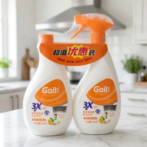 Kitchen Heavy Duty Degreaser Cleaner Spray Powerful Oil Stain Remover for Stove Hood Sink Kitchen Surface Grease Cleaning