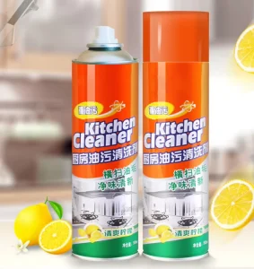 Kitchen Heavy Oil Stain Foaming Cleaner Multipurpose Oil Stain Remover