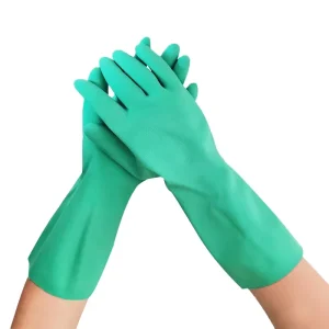 Kitchen Household Waterproof Nitrile Gloves Protective Rubber Safety Gloves for Dishwashing Car Washing Other Household Tasks