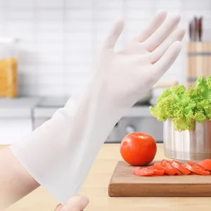 Kitchen Nitrile Coated Gloves Dishwashing XL Latex-Free Nitrile Coated Kitchen Household Gloves