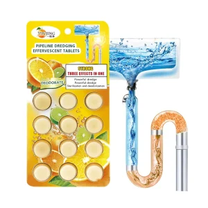 Kitchen Pipe Dredging Solid Effervescent Cleaner Chemical Sink Cleaning Tablets