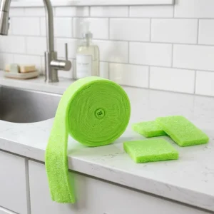Kitchen Scouring Pad Semi-Finished Fabric Scrubber Cloth Roll