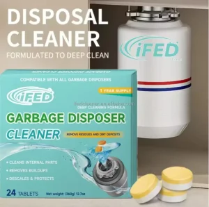 Kitchen Sink Cleaner Tablets for Odor, Grease, and Buildup Garbage Disposal Cleaner