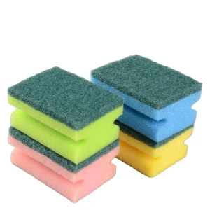 Kitchen Sponge Cleaning Cloths and Scouring Pads