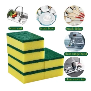 Kitchen Sponge Scrubber for Dishwashing