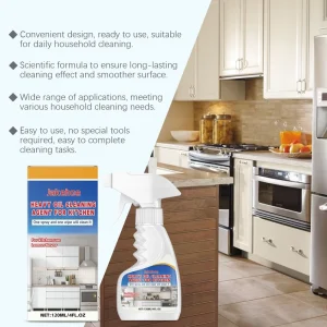 Kitchen Stovetop Oil Stain and Grease Cleaner