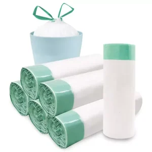 Kitchen Tall Drawstring Low Density Star Sealed Bottom Can Liners Black Roll 4 8 13 20 30 Gallon Trash Garbage Bags
