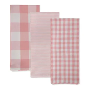 Kitchen Textile Tea Towel Set Factory Custom made Eco Friendly Soft Cotton Quick drying Striped Yarn Dyed Digital Print Dish