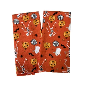 Kitchen Towel Halloween Series Polyester Quick Dry Hand Towel Customized Sublimation Cleaning Halloween Kitchen Towel
