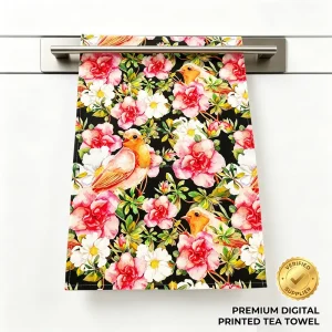 Kitchen Towel Napkin Cloth Kitchen Tea Towel Factory Direct Soft 100% Cotton Custom Digital Print Kitchen Dish Towel