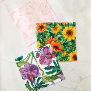 Kitchen Towels Waffle Weave Dishcloth One side Digital Sublimation Printing Quick drying and Absorbent