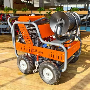 LC 2900psi 41lpm Diesel Engine Pressure Washer Home Use Community Pipe Drain Pipe Ejector Sewer Washer