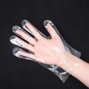 LDPE Clear Disposable Mittens Household Gloves Medium Thickness Waterproof & Oil Proof Disposable LDPE Glove