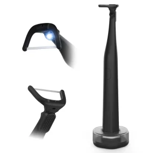 LED Oral Irrigator Electric Flosser Dental Cleaning Device Portable Black Gum Care Tool