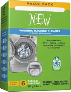 LK LK HW Eco Friendly Tablet Washing Machine Cleaner Removes Odor & Grime Cleans Front Load & Top Load Washers