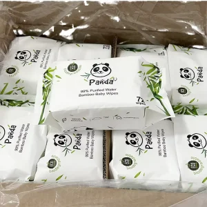 LOW MOQ Private Label 80pcs 99.9% Water Eco Friendly Non Woven Extra Soft 15*20cm Baby Wet Wipes