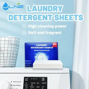LWater Soluble Laundry Sheet Pure Friendly Biodegradable Laundry Detergent Sheet for Clothes Washings Bubble Paper