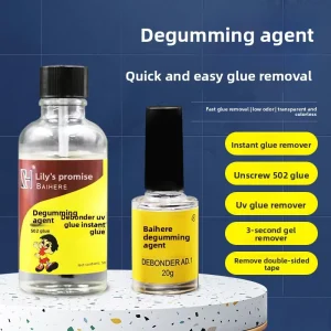 Large Bottle 502 Degumming Agent Super Glue Degreaser Quick Drying White Mist 401 Acrylic Nail Construction
