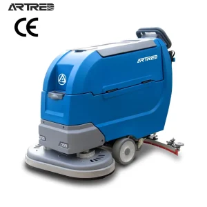 Large-Brush Walk-Behind Automatic Electric Battery Floor Scrubber Machine